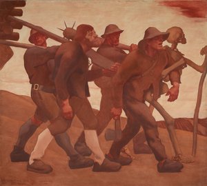 A haláltánc Anno Nine-ből alkotó: Albin Egger-Lienz