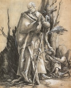 Szakállas szent egy erdőben, kb. 1516 alkotó: Albrecht Dürer