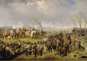 Radetzky tábornagy a novarai csata alatt ... (festmény, vászon) alkotó: Albrecht Adam