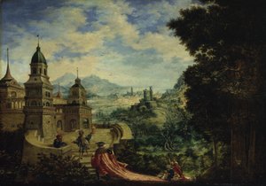 A jólét allegóriája a fejedelmi pompát követve alkotó: Albrecht Altdorfer