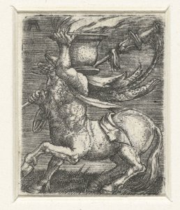 Kentaur tüzes fazékat hord alkotó: Albrecht Altdorfer