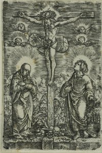 Krisztus a kereszten (A kis keresztre feszítés) alkotó: Albrecht Altdorfer