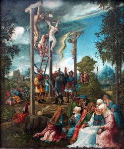 Jézus keresztre feszítése alkotó: Albrecht Altdorfer