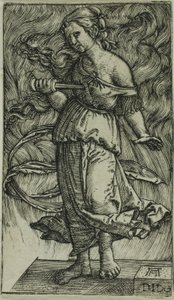 Dido megöli magát alkotó: Albrecht Altdorfer