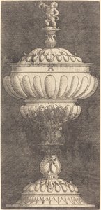 Serleg a Herkules csecsemővel a tetején alkotó: Albrecht Altdorfer