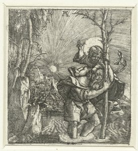 Szent Kristóf alkotó: Albrecht Altdorfer