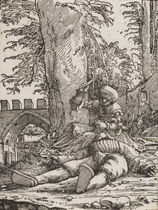Jael megöli Siserát, 1523 körül alkotó: Albrecht Altdorfer