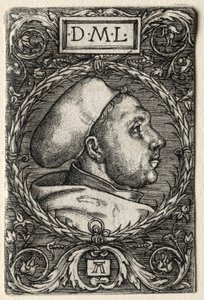 Luther Márton, kb. 1525. alkotó: Albrecht Altdorfer