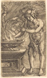 Mucius Scaevola megégeti a kezét alkotó: Albrecht Altdorfer