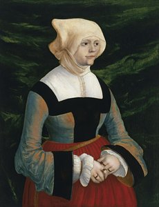 Fiatal nő portréja, kb. 1521-1525 alkotó: Albrecht Altdorfer