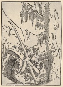 Szent Kristóf, aki a kis Jézust viszi a karjában alkotó: Albrecht Altdorfer