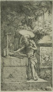 Szent Jeromos Reading alkotó: Albrecht Altdorfer
