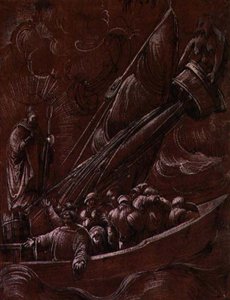 Bari Szent Miklós a vihar megfeddésével alkotó: Albrecht Altdorfer