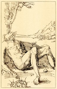 Tanulmány egy siralomról alkotó: Albrecht Altdorfer