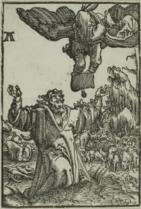 Az Angyali üdvözlet Joachimnak, Az ember bukásából és megváltásából alkotó: Albrecht Altdorfer