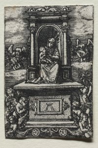 A ratisboni gyönyörű szűz oltáron alkotó: Albrecht Altdorfer