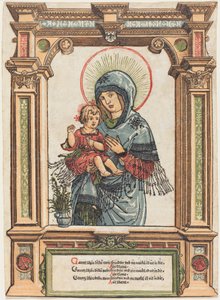 A regensburgi gyönyörű szűz, c. 15191520. alkotó: Albrecht Altdorfer