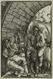 Belépés Jeruzsálembe, Az ember bukásából és megváltásából alkotó: Albrecht Altdorfer