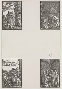 Az ember bukása és megváltása alkotó: Albrecht Altdorfer