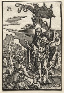 Az ember bukása és megváltása: Krisztus megjelenik Szent Mária Magdolnának, c. 1515. alkotó: Albrecht Altdorfer