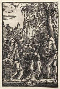 Az ember bukása és megváltása: Krisztus keresztre szegezve, c. 1515. alkotó: Albrecht Altdorfer