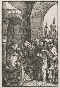 Az ember bukása és megváltása: Krisztus Pilátus előtt alkotó: Albrecht Altdorfer