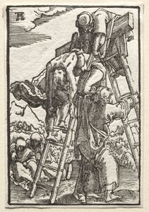 Az ember bukása és megváltása: Leszállás a keresztről alkotó: Albrecht Altdorfer