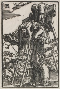 Az ember bukása és megváltása: Leszállás a keresztről alkotó: Albrecht Altdorfer