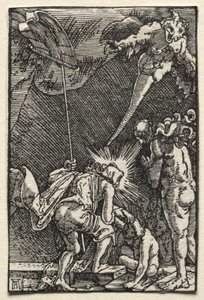 Az ember bukása és megváltása: alászállás a pokolba, c. 1515. alkotó: Albrecht Altdorfer
