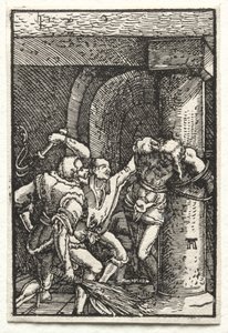 Az ember bukása és megváltása: Krisztus megkorbácsolása alkotó: Albrecht Altdorfer