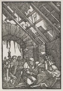 Az ember bukása és megváltása: A mágusok imádása alkotó: Albrecht Altdorfer