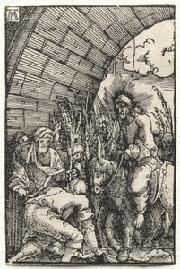 Az ember bukása és megváltása: Belépés Jeruzsálembe alkotó: Albrecht Altdorfer