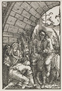 Az ember bukása és megváltása: Belépés Jeruzsálembe, c. 1515. alkotó: Albrecht Altdorfer
