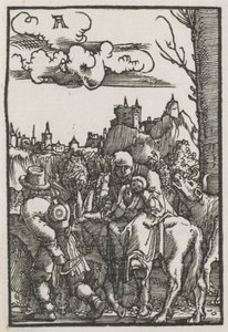 Az ember bukása és megváltása: menekülés Egyiptomba, c. 1515. alkotó: Albrecht Altdorfer