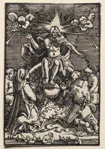 Az ember bukása és megváltása: Az utolsó ítélet c. 1515. alkotó: Albrecht Altdorfer