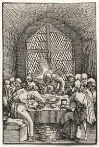 Az ember bukása és megváltása: Az utolsó vacsora alkotó: Albrecht Altdorfer