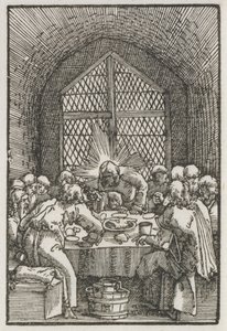Az ember bukása és megváltása: Az utolsó vacsora alkotó: Albrecht Altdorfer