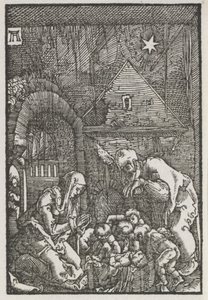 Az ember bukása és megváltása: A születés alkotó: Albrecht Altdorfer