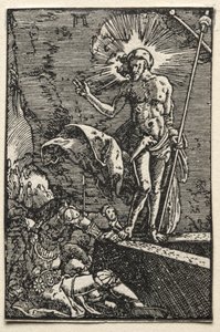 Az ember bukása és megváltása: A feltámadás alkotó: Albrecht Altdorfer