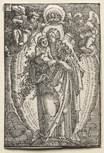 Az ember bukása és megváltása: A Szűz, mint a mennyek királynője alkotó: Albrecht Altdorfer