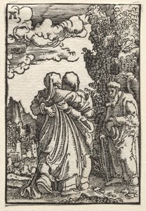 Az ember bukása és megváltása: A látogatás alkotó: Albrecht Altdorfer