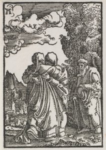 Az ember bukása és megváltása: A látogatás alkotó: Albrecht Altdorfer