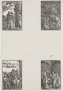 Az ember bukása és megváltása c. 1515. alkotó: Albrecht Altdorfer