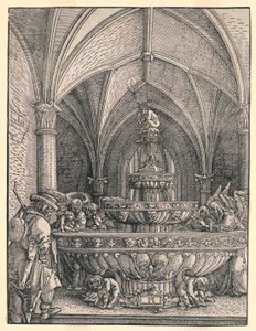 A Szent Család Egyiptomba menekül alkotó: Albrecht Altdorfer
