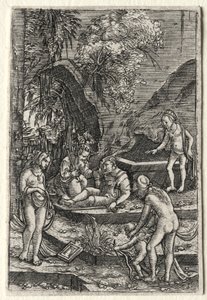A párizsi ítélet, 1511. alkotó: Albrecht Altdorfer