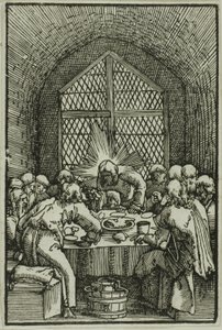 Az utolsó vacsora, Az ember bukásából és megváltásából alkotó: Albrecht Altdorfer