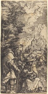 A többiek az egyiptomi repülésen alkotó: Albrecht Altdorfer