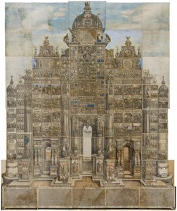 Maximilian I. császár diadalíve alkotó: Albrecht Altdorfer