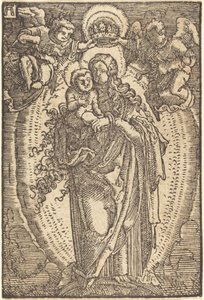 Az angyalok által megkoronázott Szűz alkotó: Albrecht Altdorfer