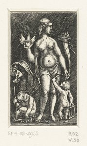 Vénusz két puttival alkotó: Albrecht Altdorfer